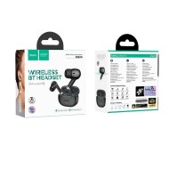 ÉCOUTEURS SANS FIL TWS HOCO EQ24 - BLUETOOTH 5.4 - BOÎTIER DE CHARGE - NOIR
