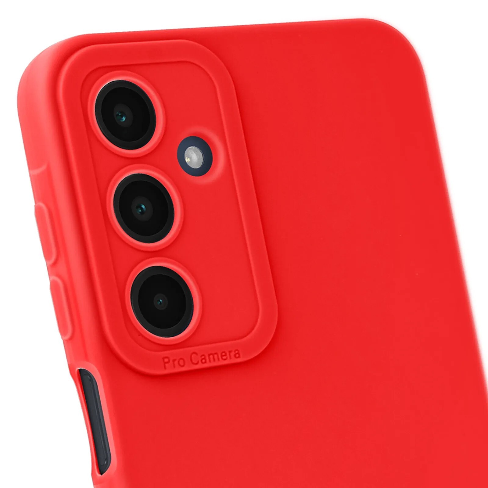 COQUE EN SILICONE POUR SAMSUNG A17 - ROUGE