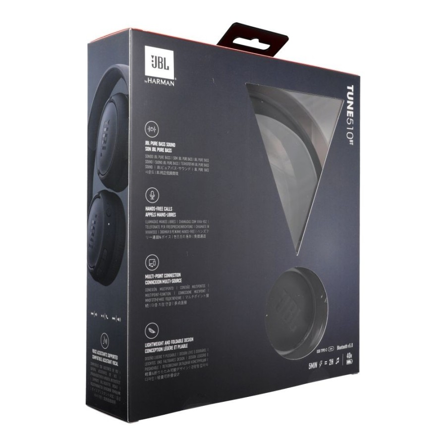 CASQUE SANS FIL BLUETOOTH - JBL TUNE 510BT - NOIR