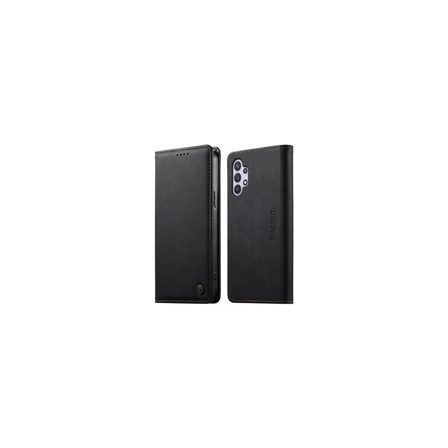 ÉTUI À CLAPET AIMANTÉ POUR SAMSUNG A32 - NOIR