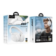 CASQUE SANS FIL BLUETOOTH - HOCO W53 - BLANC BRUME