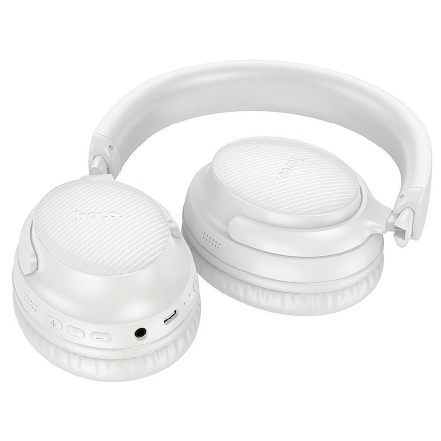 CASQUE SANS FIL BLUETOOTH - HOCO W53 - BLANC BRUME
