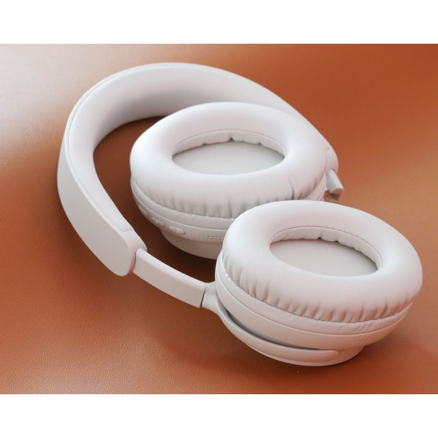 CASQUE SANS FIL BLUETOOTH - HOCO W53 - BLANC BRUME