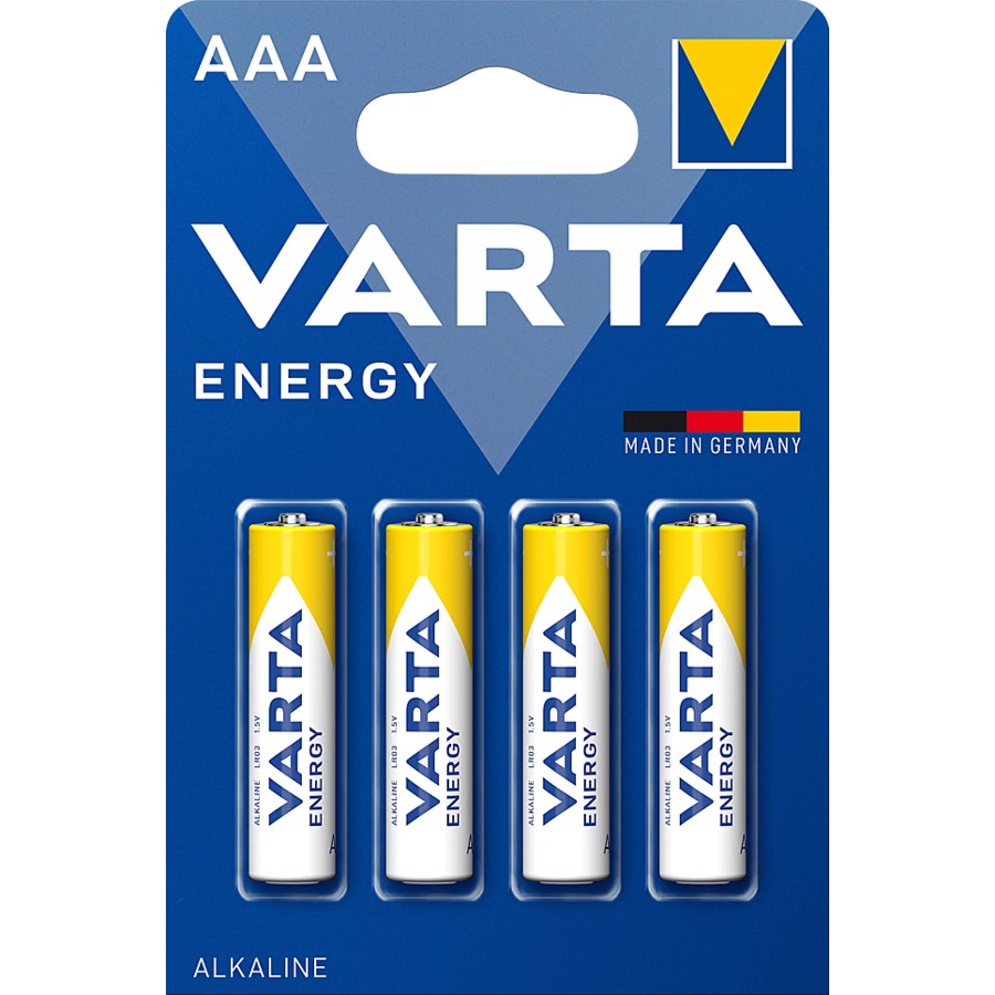 LOT DE 4 PILES ALCALINES AAA (R3) - VARTA ENERGY