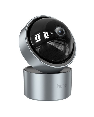 CAMÉRA DE SURVEILLANCE INTÉRIEURE PTZ WIFI HD HOCO D5 - GRIS ARGENTÉ
