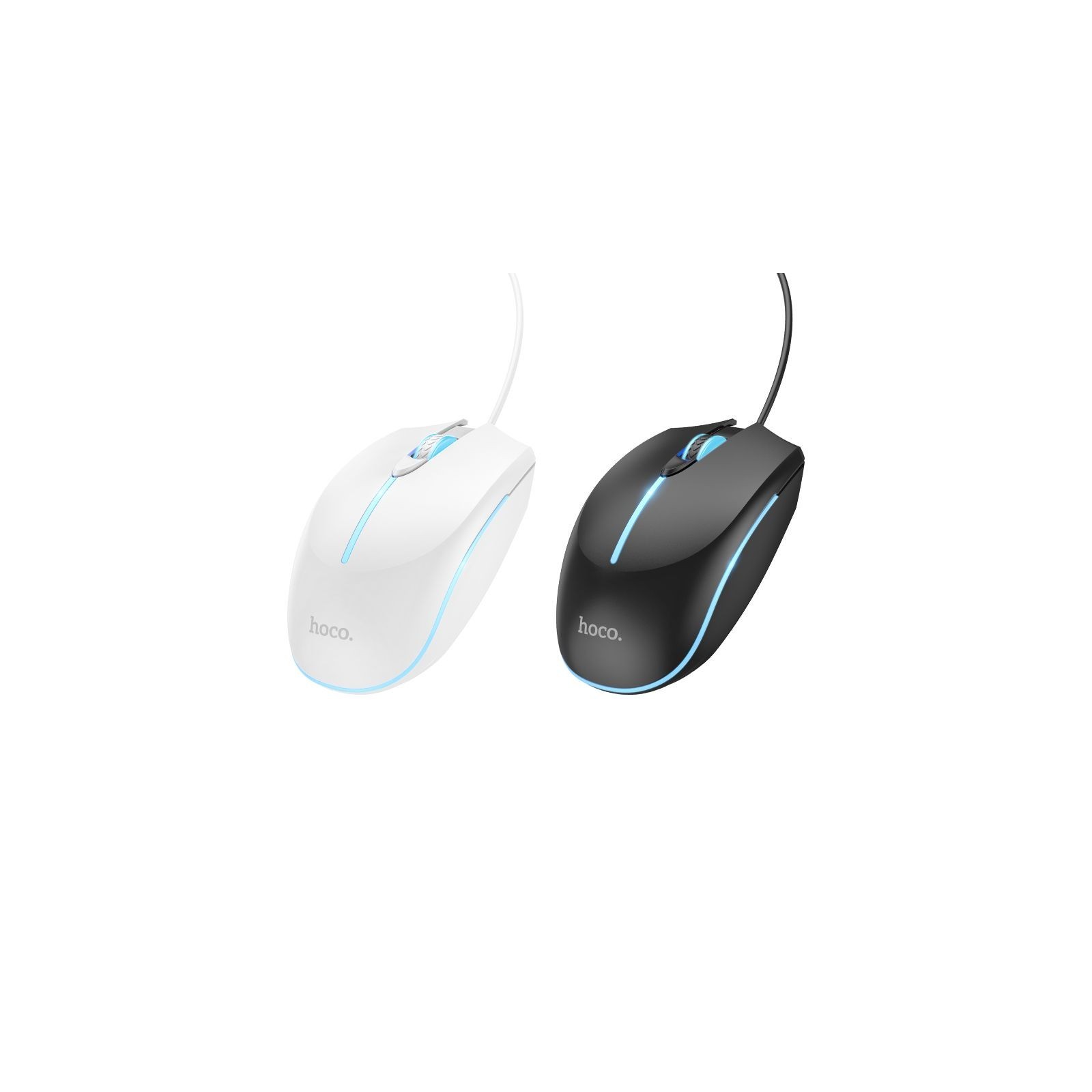 SOURIS GAMER FILAIRE HOCO GM37 - 2400 DPI - USB-A - BLANC