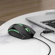 SOURIS GAMER FILAIRE HOCO GM37 - 2400 DPI - USB-A - NOIR