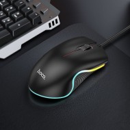 SOURIS GAMER FILAIRE HOCO GM19 ENJOY - RÉTROÉCLAIRÉE - NOIRE -