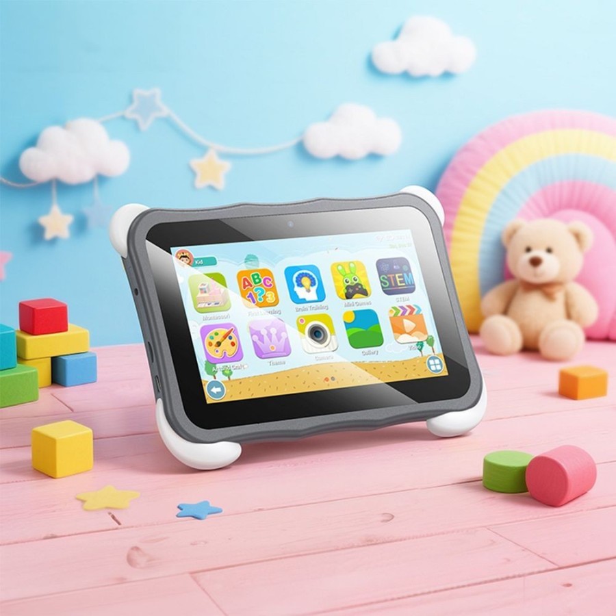 TABLETTE ENFANT HOCO A16 - ÉCRAN 7.0" + 4 Go RAM + 32 Go + Android 12 + WiFi - GRIS
