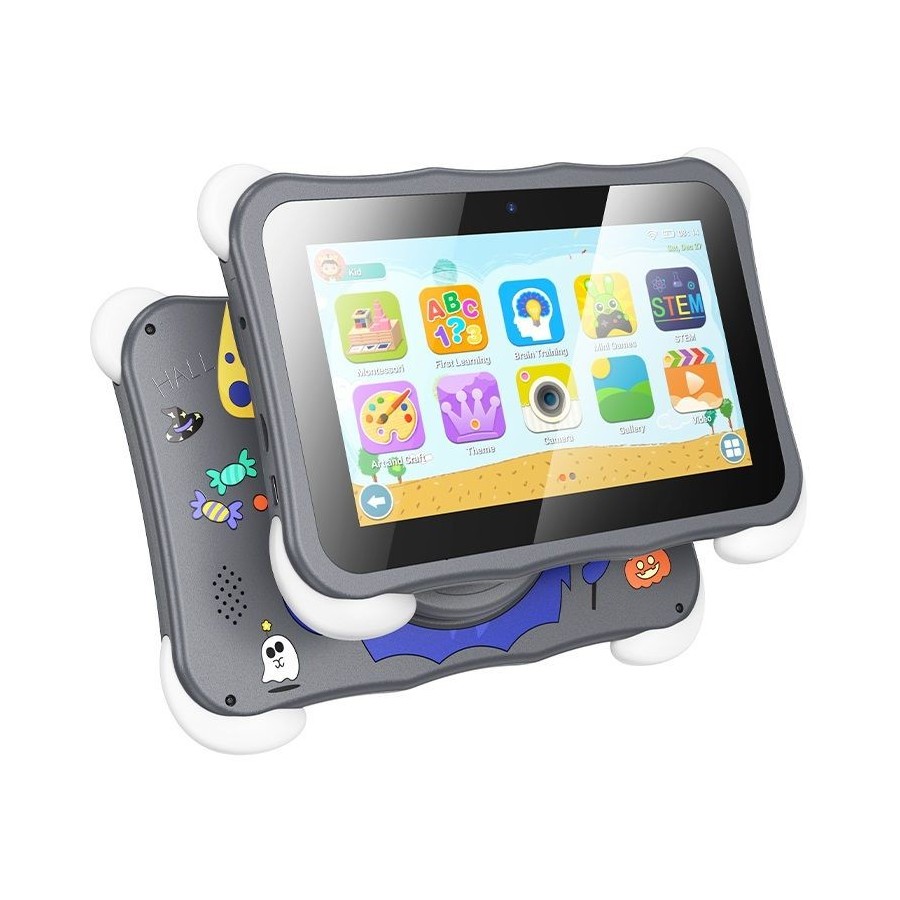 TABLETTE ENFANT HOCO A16 - ÉCRAN 7.0" + 4 Go RAM + 32 Go + Android 12 + WiFi - GRIS