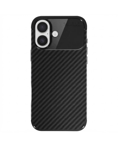 COQUE EN SILICONE  POUR IPHONE 16 - NOIR