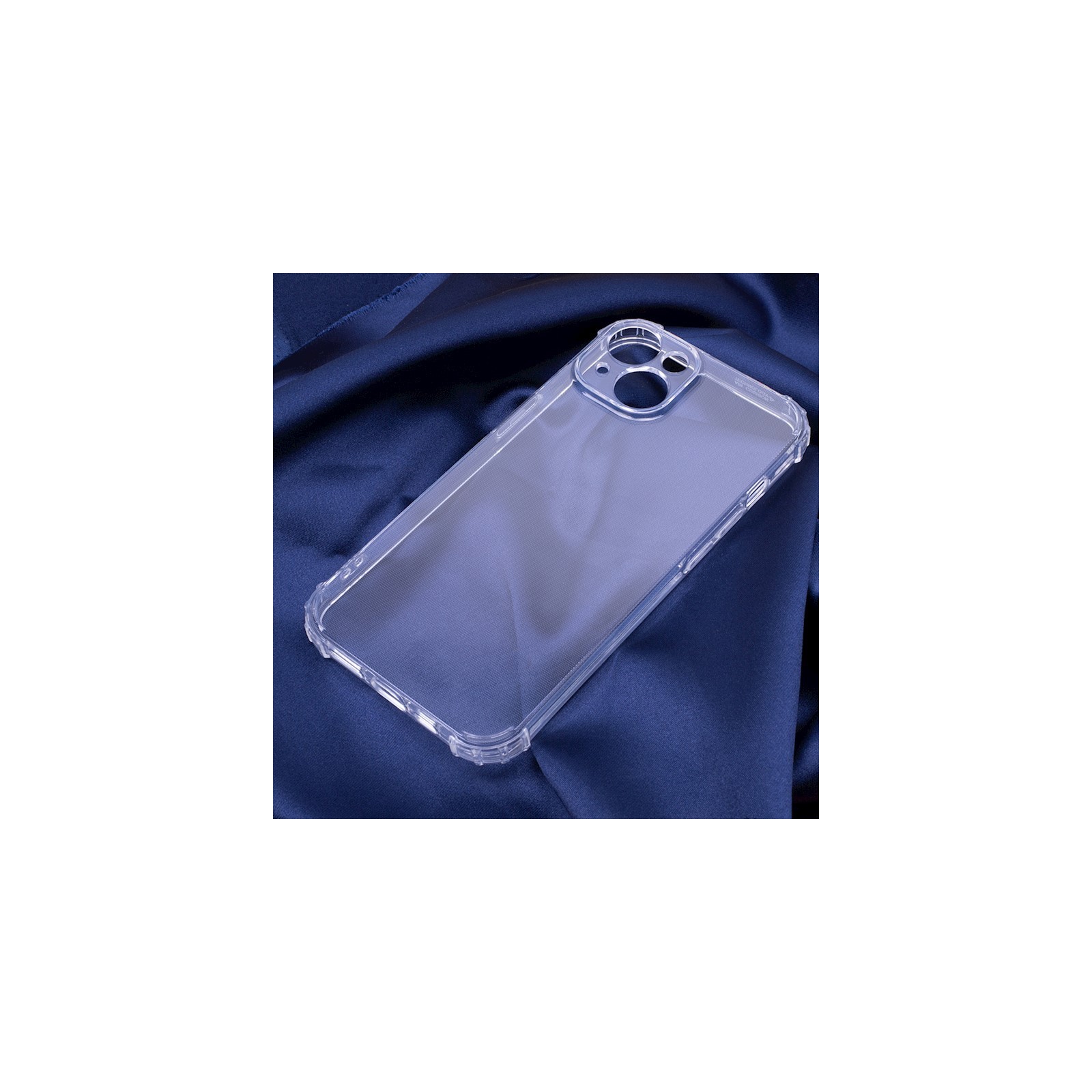 COQUE EN SILICONE  1.5 MM POUR IPHONE 13  - TRANSPARENT