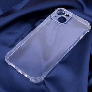 COQUE EN SILICONE  1.5 MM POUR IPHONE 13  - TRANSPARENT