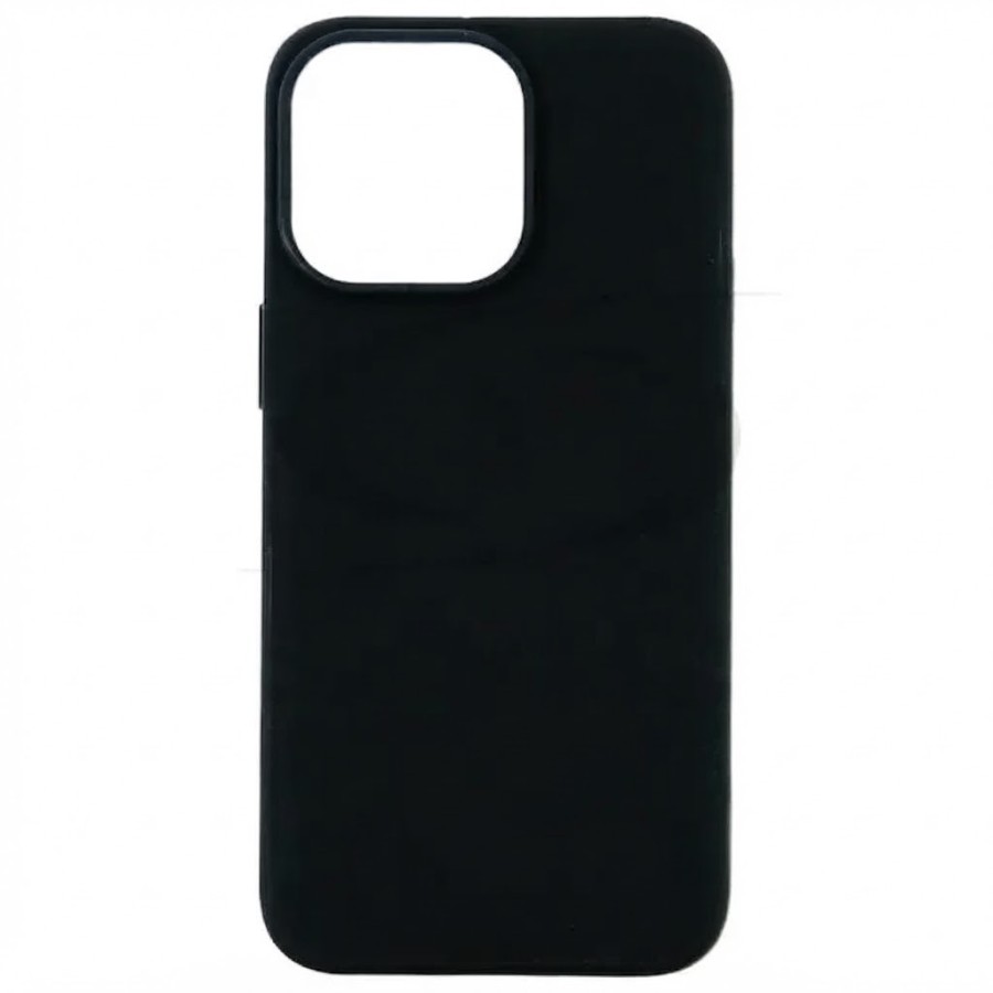 COQUE EN SILICONE POUR IPHONE 15 PRO MAX - NOIR