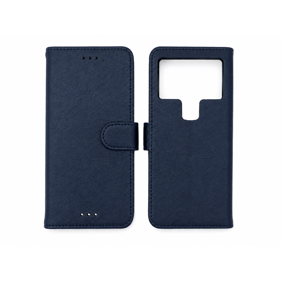 ÉTUI À CLAPET AIMANTÉ UNIVERSELLE XXL (6.0-6.7) - BLEU FONCÉ