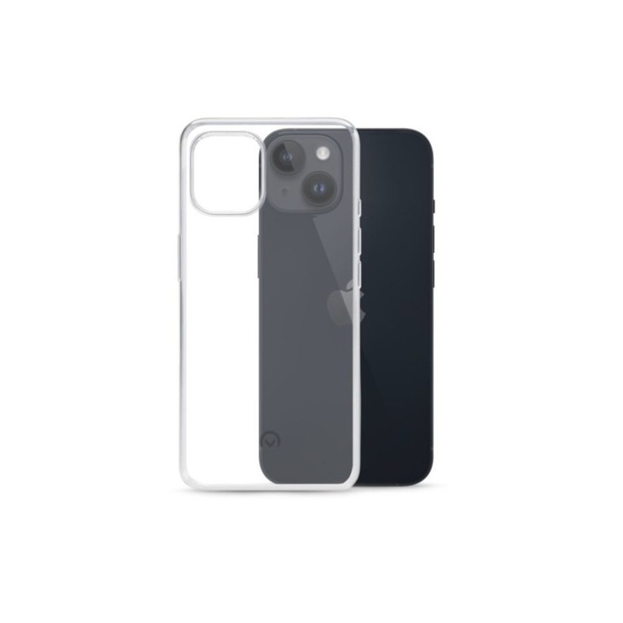 COQUE EN SILICONE  0.5 MM POUR IPHONE 14 - TRANSPARENT