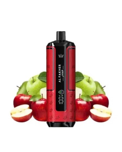 PUFF RECHARGEABLE AL FAKHER CROWN BAR 30K - DOUBLE APPLE (BOITE DE 5)