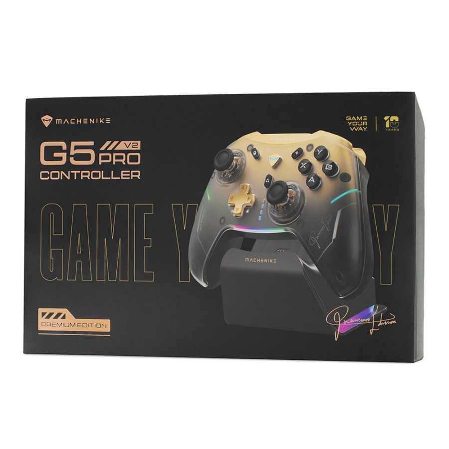 copy of Manette de Jeu Sans Fil Machenike G5Pro Max avec Station de Charge - Gris