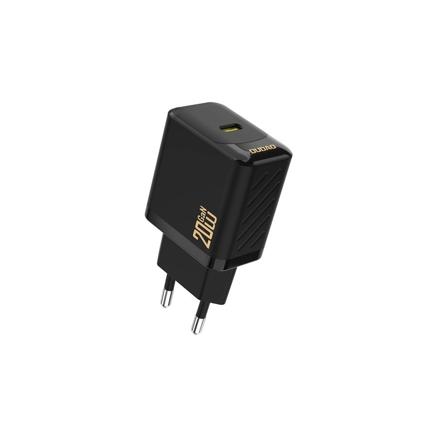 Chargeur secteur rapide GaN USB-C Dudao A26 20W PD Noir