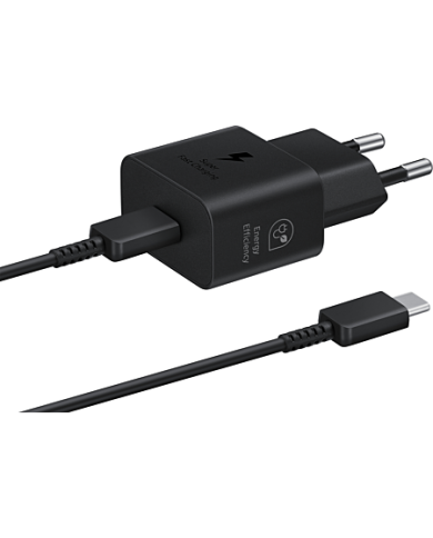 Chargeur Secteur Rapide Samsung EP-T2510 25W USB-C (avec câble) - Noir