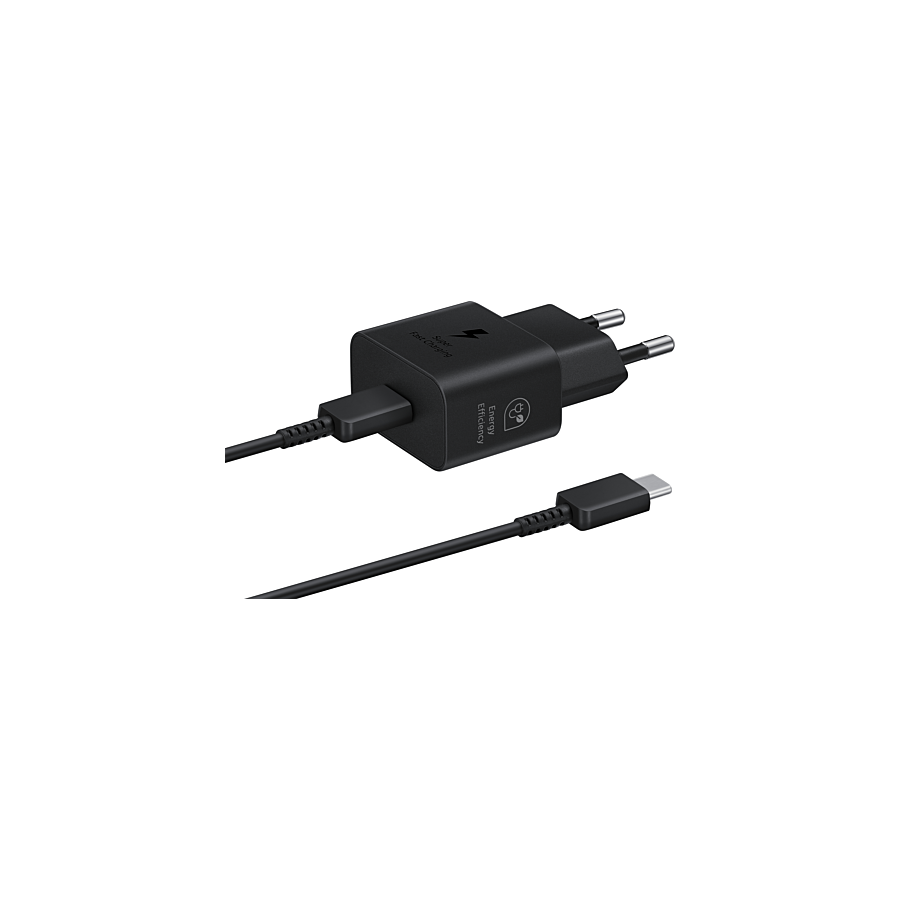 Chargeur Secteur Rapide Samsung EP-T2510 25W USB-C (avec câble) - Noir