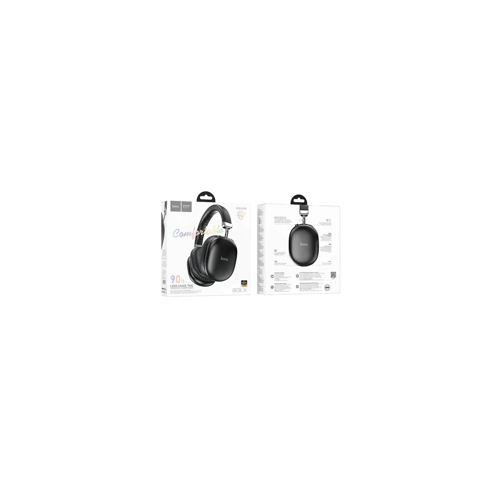 Casque sans fil Bluetooth ANC HOCO W35 Max - Noir
