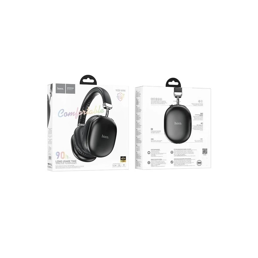 Casque sans fil Bluetooth ANC HOCO W35 Max - Noir