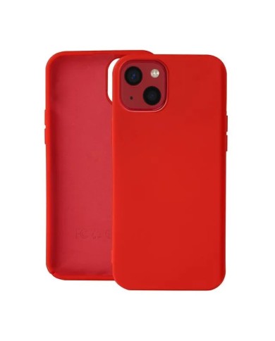 COQUE EN SILICONE  POUR IPHONE 13 MINI - ROUGE