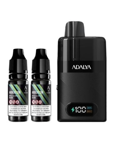 PUFF RECHARGEABLE ADALYA LEVO 30K ABSOLUT ZERO MENTHE FRAÎCHE