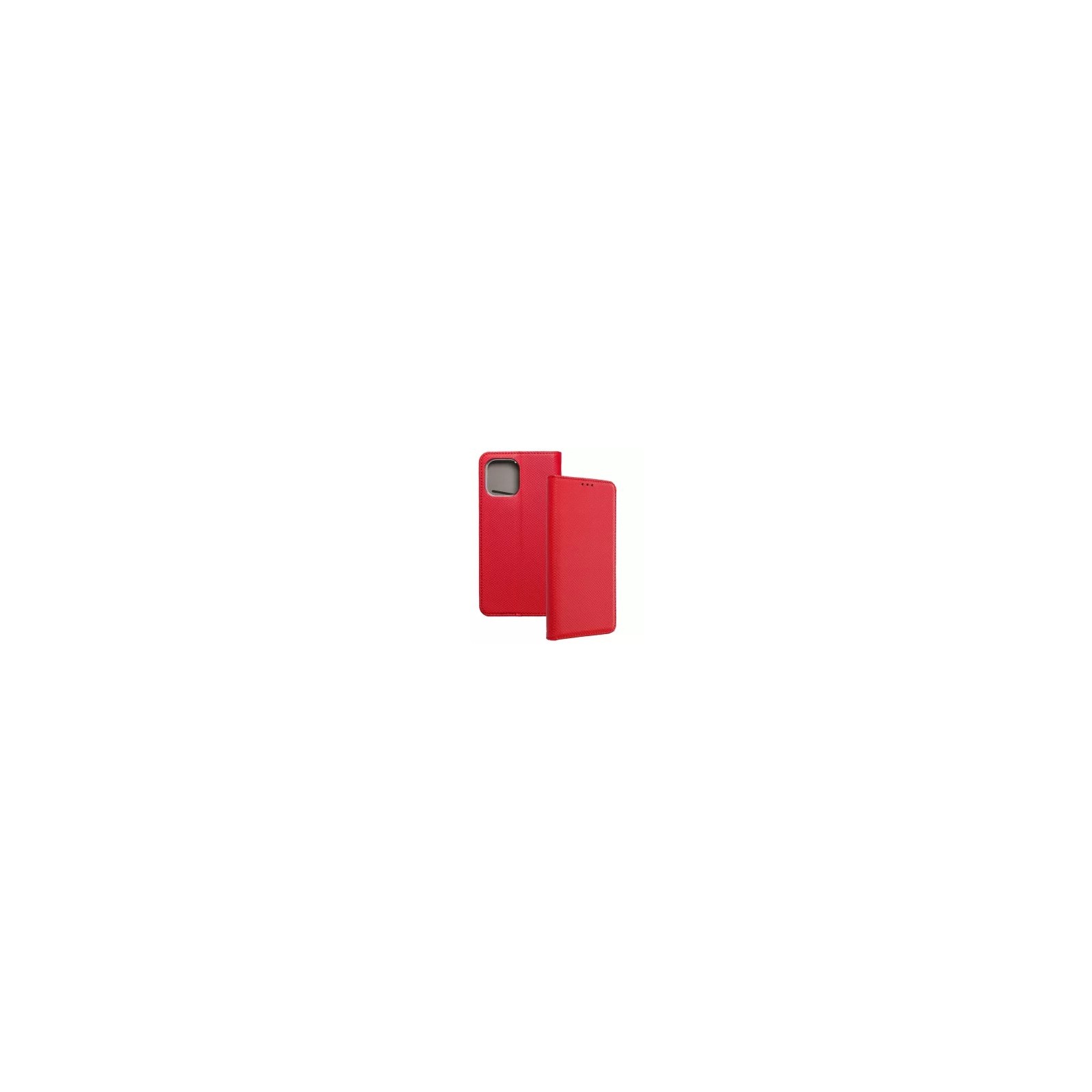 ÉTUI À CLAPET AIMANTÉ POUR IPHONE 12 MINI - ROUGE