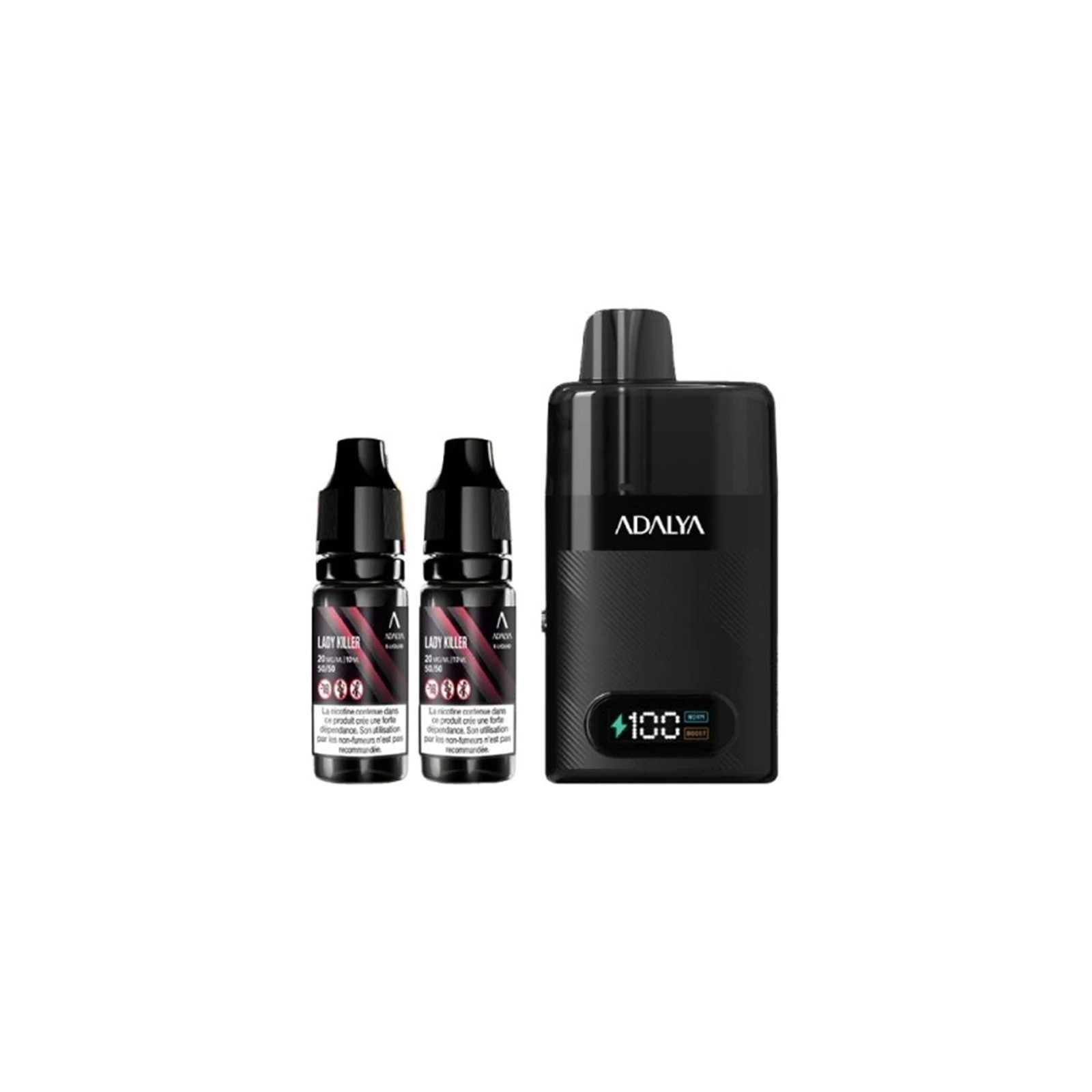 PUFF RECHARGEABLE ADALYA LEVO 30K LADY KILLER PÊCHE MANGUE MENTHE
