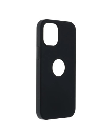 COQUE EN SILICONE POUR IPHONE 12 MINI - NOIR