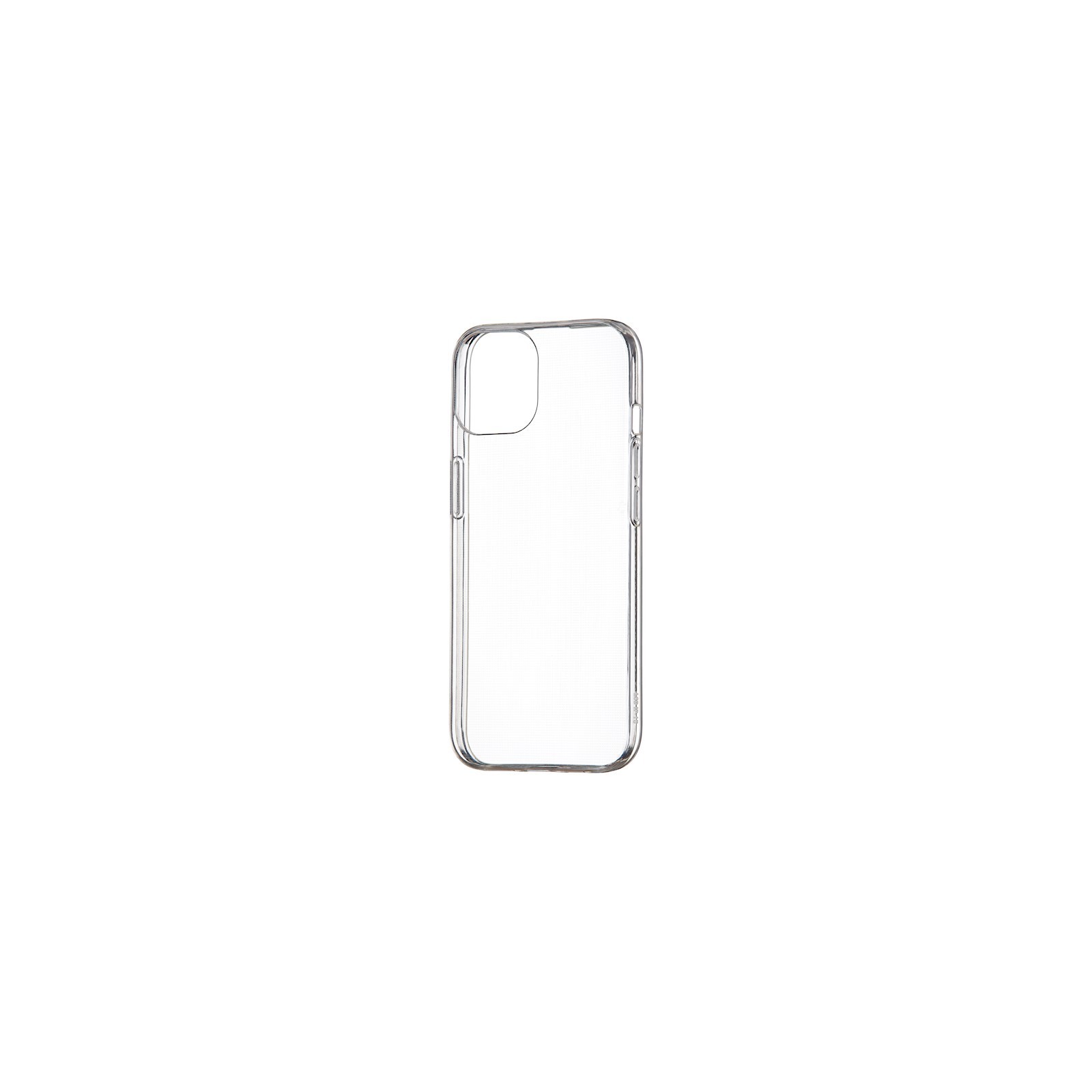 COQUE EN SILICONE  1 MM POUR IPHONE 12 MINI - TRANSPARENT