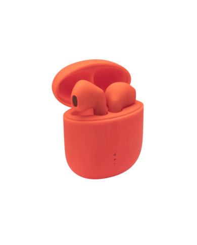 ÉCOUTEURS BLUETOOTH TWS SETTY STWS-110 300MAH - COMMANDES TACTILES - ORANGE