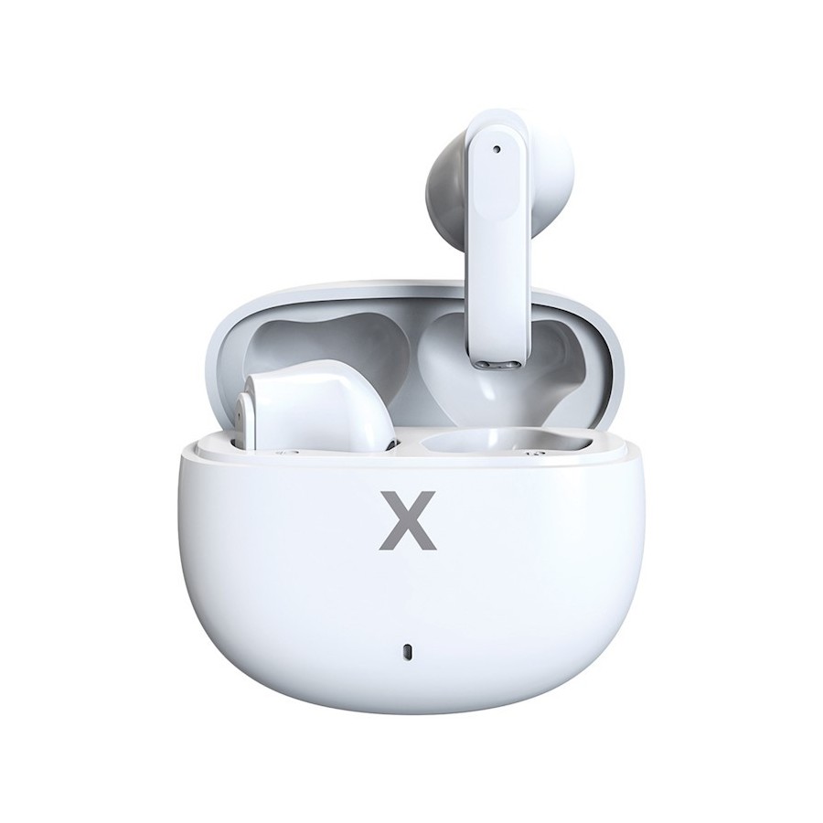 ÉCOUTEURS BLUETOOTH TWS MAXLIFE MXBE-03 AVEC BOÎTIER DE CHARGE - BLANC