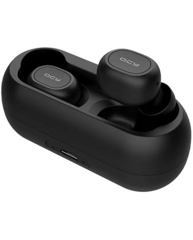 ÉCOUTEURS BLUETOOTH 5.0 TWS QCY T1C - RÉDUCTION DE BRUIT - NOIR