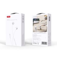 ÉCOUTEURS FILAIRES XO EP71 LIGHTNING BLANC