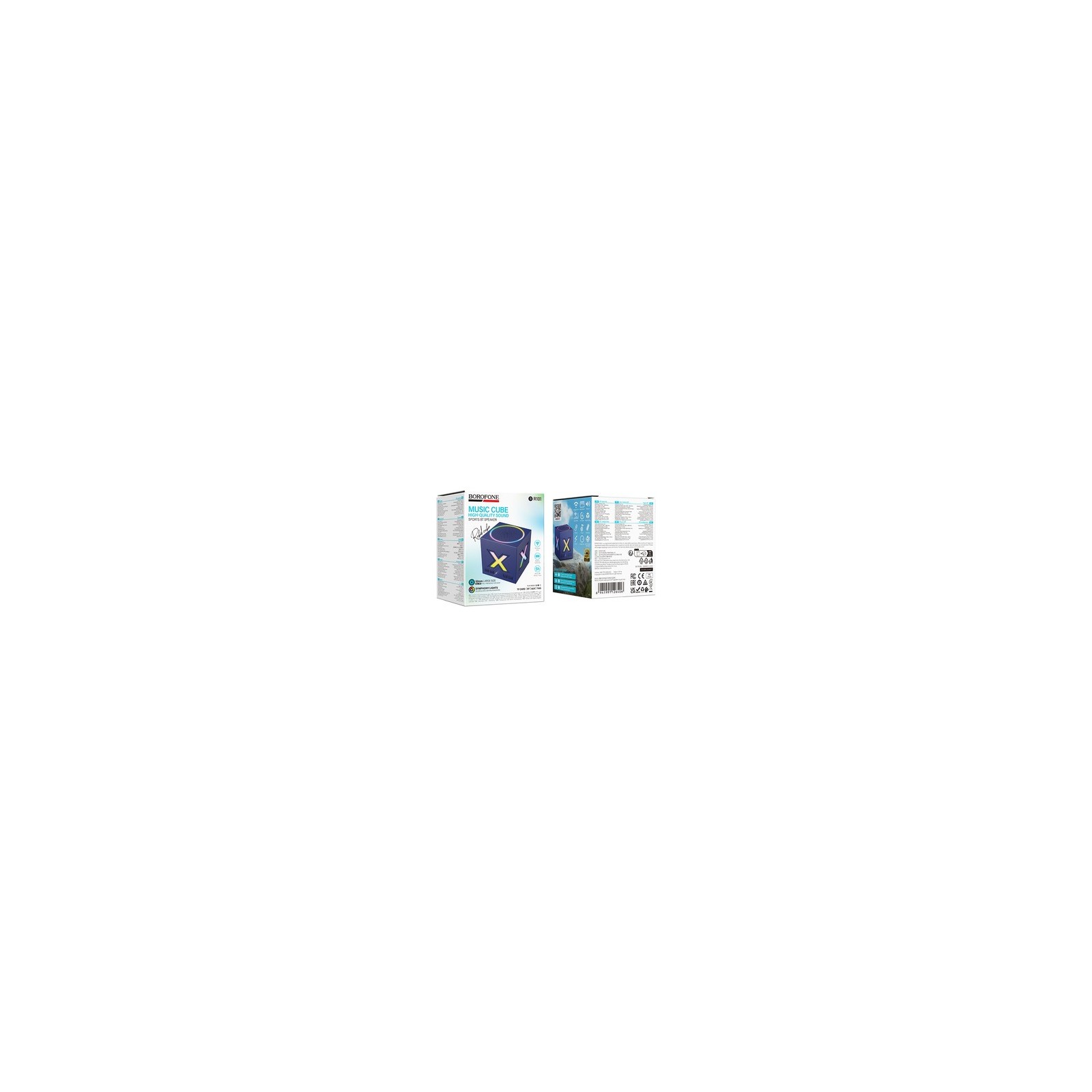 ENCEINTE BLUETOOTH PORTABLE BOROFONE BR101 RUBIK - BLEU