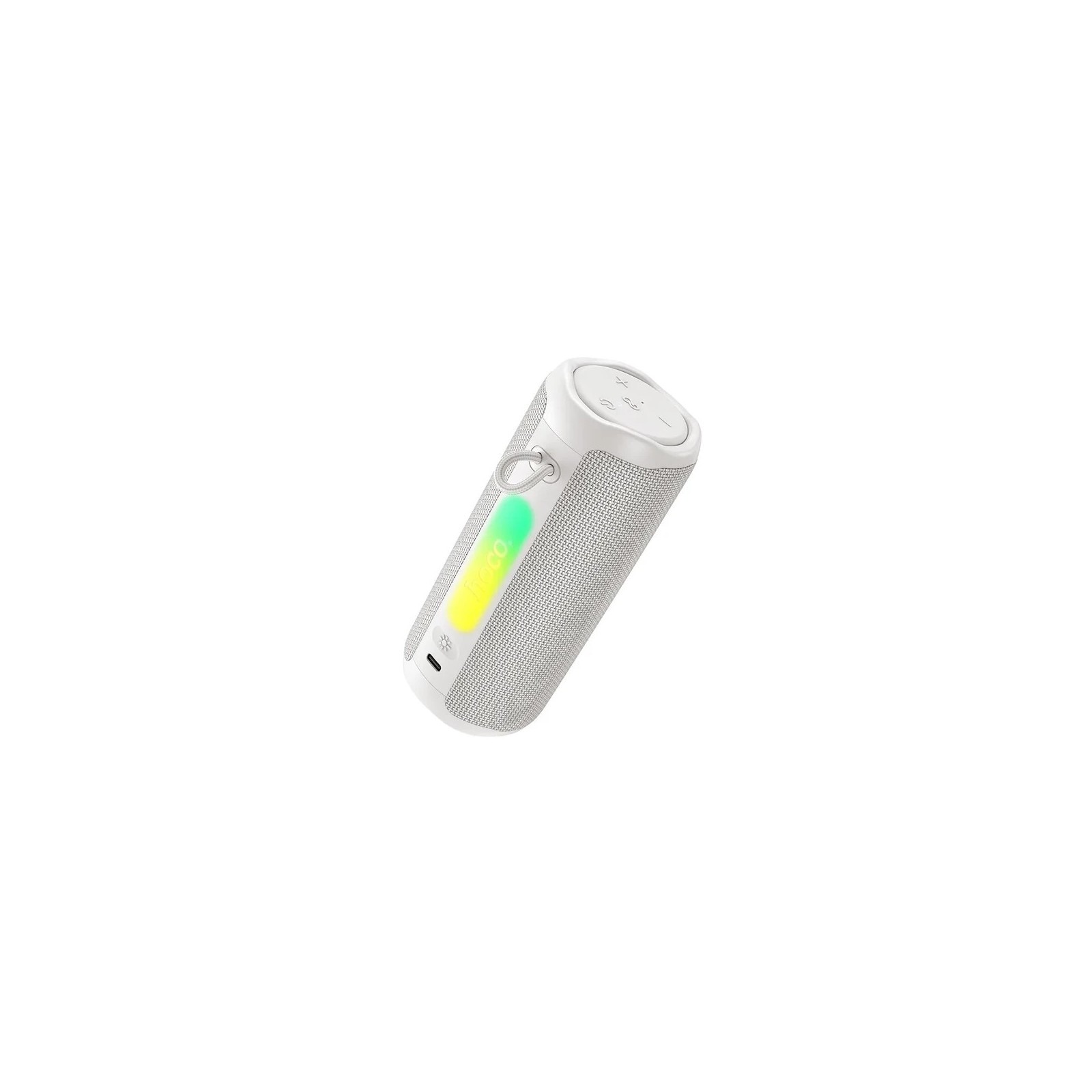 ENCEINTE PORTABLE BLUETOOTH HOCO HC50 - 8W - TWS - RGB - ÉTANCHE - BLANCHE