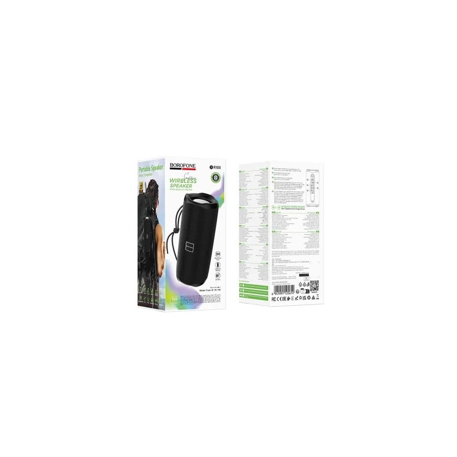 ENCEINTE BLUETOOTH PORTABLE BOROFONE BR100 JOY - NOIR