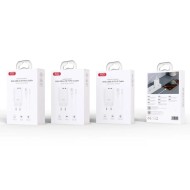 CHARGEUR SECTEUR XO CE34 - 2 X USB - 2.4A - BLANC + CÂBLE LIGHTNING