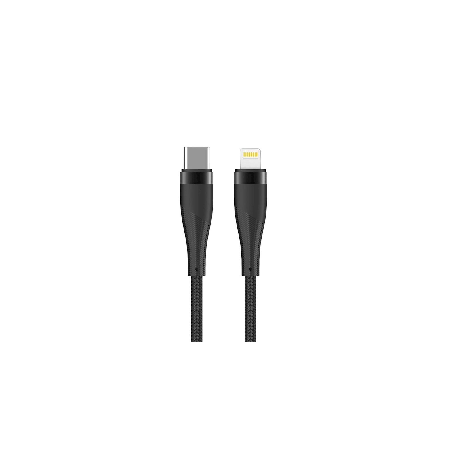 CÂBLE USB-C VERS LIGHTNING MAXLIFE MXUC-08 - 1,0 M - 27W - NOIR