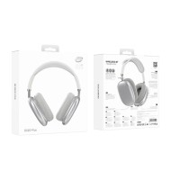 CASQUE SANS FIL BLUETOOTH BOROFONE BO22 PLUS  - ARGENT (BOÎTE ENDOMMAGÉ)