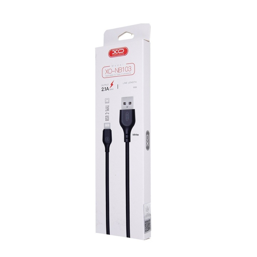 CÂBLE USB VERS USB-C XO NB103 - 2,0 M - 2,1A - NOIR