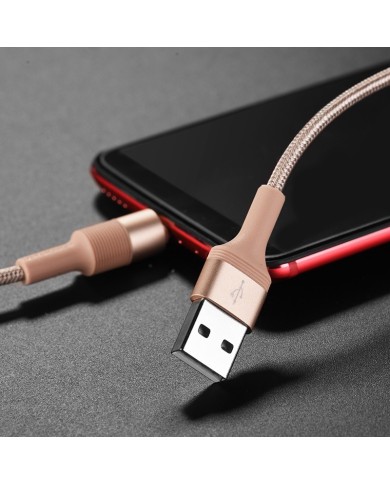 CÂBLE USB VERS USB-C BOROFONE BX21 - 1,0 M - 3A(15W) - OR