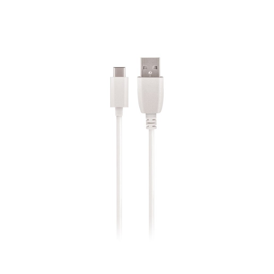 Maxlife cable USB - USB-C 3,0 m 2A white