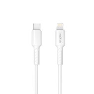 CÂBLE USB-C VERS LIGHTNING MAXLIFE MXUC-13 - 27W - 1,0 M - BLANC