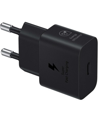 CHARGEUR SECTEUR USB-C SAMSUNG ADAPTATEUR 25W NOIR