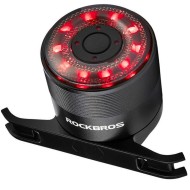 FEU ARRIÈRE DE VÉLO USB-C ROCKBROS Q1 LED 7 COULEURS NOIR