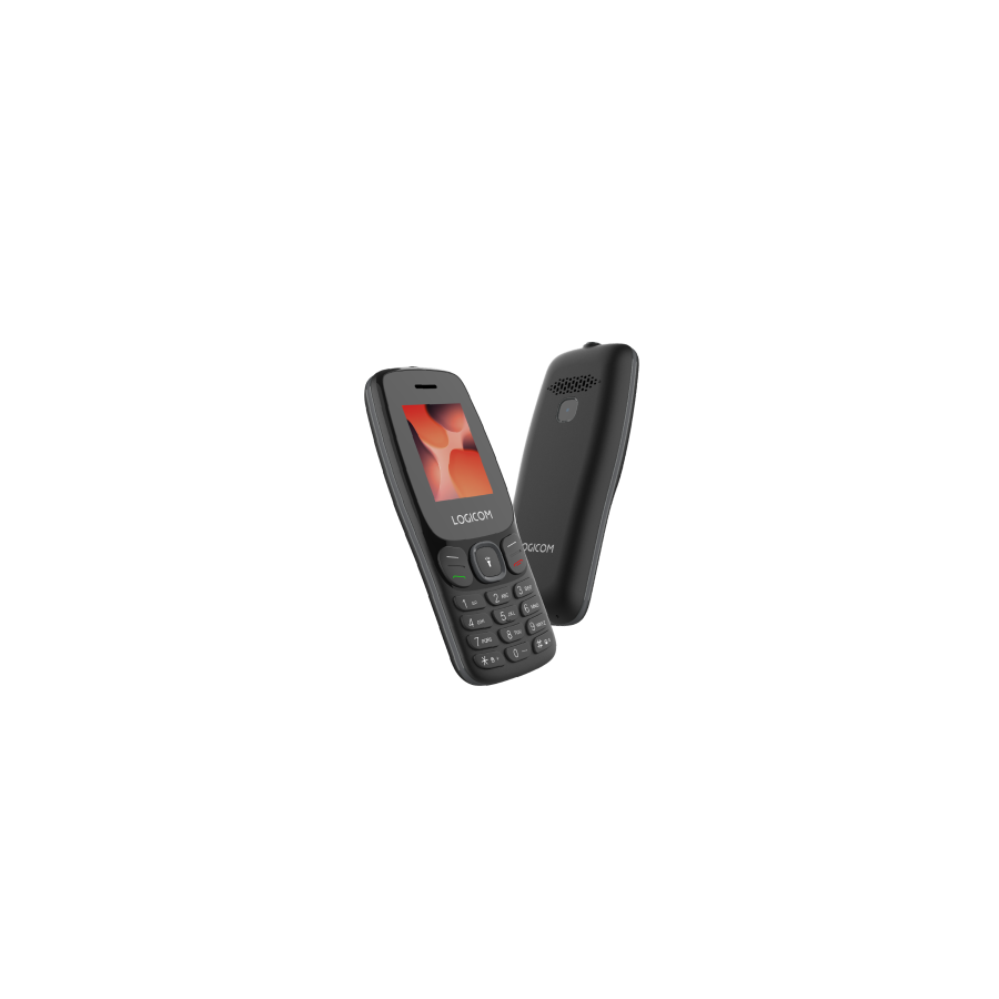 TÉLÉPHONE MOBILE LOGICOM POSH 405 - 4G - 1,77" - 48 Mo / 128 Mo - 1 000 MAH - NOIR